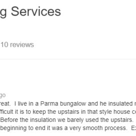 Parma, OH Insulation Contractor: Attic Insulation Customer Review